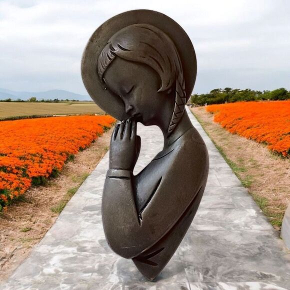 Wild Goose Studio Cast Wall Decor Plaque Madonna of Mercy Virgin Mary Ireland - Picture 11 of 15